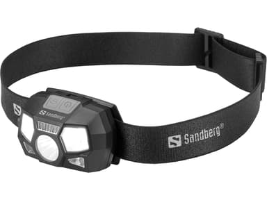 Sandberg Hovedlygte 5i1 Genopladelig Sensor 