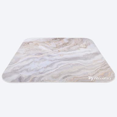 Arozzi Zona Square Floor Pad - Hvit/Marmor 