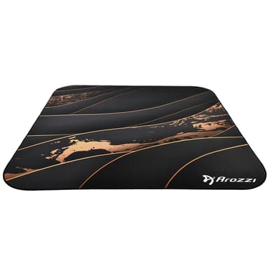 Arozzi Zona Square Floor Pad - Svart/Gull 