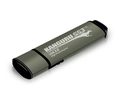 Kanguru Ss3 256GB USB 3.0 256GB USB Type-A Grön