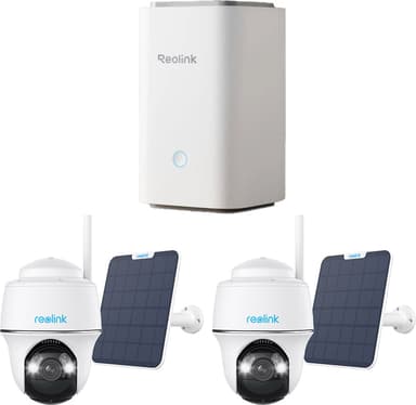 Reolink Hjemmehubb + 2x Argus PT Ultra + 2x Solpaneler 