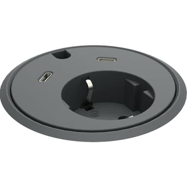 Forming function Powerdot 17 1x Uttag Typ F / 2x USB-C - Svart 