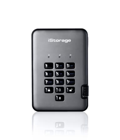 Istorage Diskashur PRO2 SSD 256-BIT 1TB FIPS Certified USB-A Musta