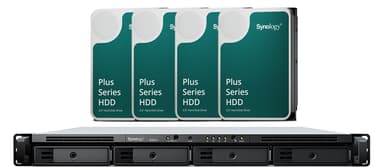 Synology RS822+ med 4st förinstallerade 4TB-diskar (16TB) 