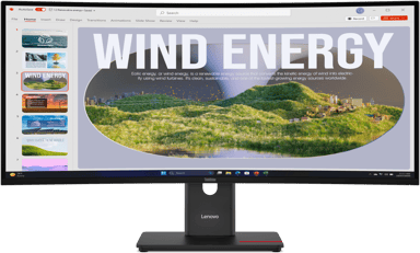Lenovo ThinkVision T34WD-40 Curved 34" 3440 x 1440pixels VA 21:9 120Hz