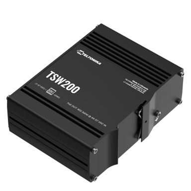 Teltonika 8-porttinen TSW200 PoE 240 W -kytkin