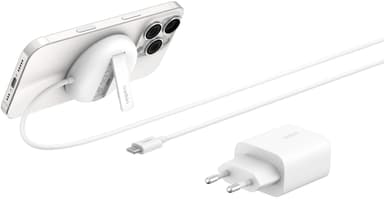 Belkin Magnetic Charging Pad Qi2 2m Hvid