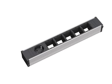 Bachmann Coni Power Strip Long 5x Mukautettu Moduuli 1x Pistorasia 