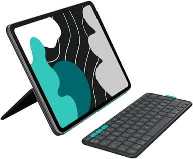 Logitech Flip Folio iPad Air 11" (M2), iPad Air 11" (M3), iPad Pro 11" (M4)) Pohjoismainen Grafiitti