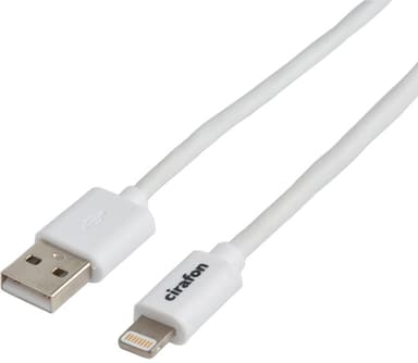 Cirafon Sync/Charge Cable Lightning 3m - White 3m Wit