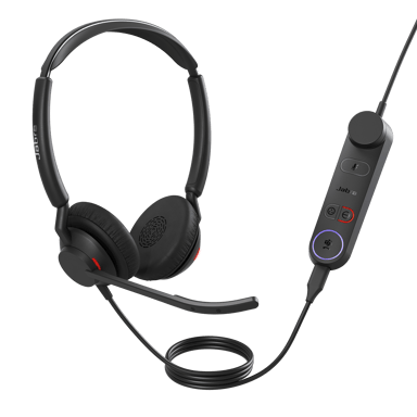 Jabra Engage 50 II Stereo USB-C Cisco, Unify, Microsoft Teams, Zoom, Google Meet, Amazon Chime, Works With Chromebook Zwart