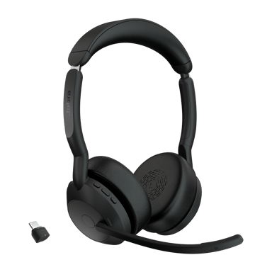 Jabra Evolve2 55 Stereo USB-C UC Zwart