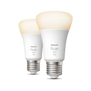 Philips Hue White A60 E27 2-Pack 