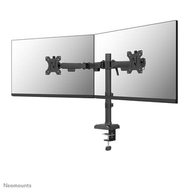 Neomounts DS60-600BL2 Monitorarm 10-32" - Quick-fix - 180°-stop 