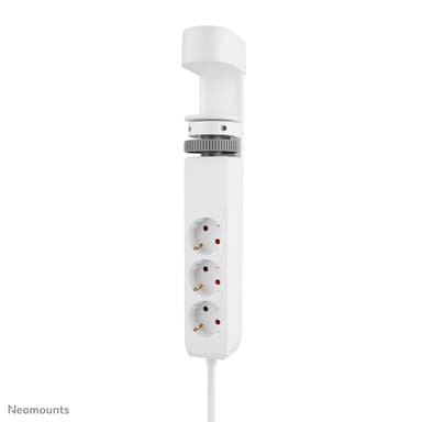 Neomounts DS22-840WH6 Bureaucontactdoos met klem en USB-C en USB-A poorten - Quick-charge 