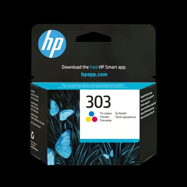 HP Blekk Tri-Color 303 4ml - Envy Foto 62XX/71XX/78XX/Tango 