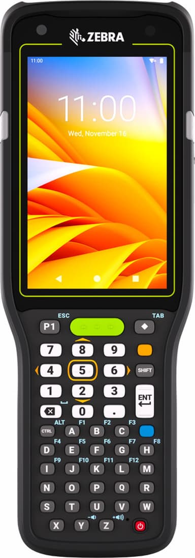 Zebra MC34 2D 4" SE4770 6/128GB LAN/WiFi/BT/NFC, 47 taster, standardbatteri, pistolgreb