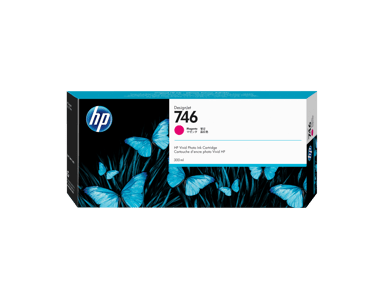 HP Inkt Magenta 746 300ml - DesignJet Z6/Z9+ 