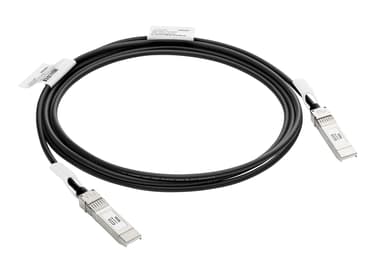 HPE Aruba Networking 10G SFP+ to SFP+ 7m Direct Attach Copper Cable InfiniBand en Glasvezelkabel SFP+ Zwart 7m SFP+ SFP+