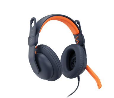 Logitech Zone Learn Over Ear Stereo 3,5mm Oranssi, Sininen