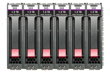 HPE MSA 96TB SAS 12G Midline 7.2K LFF (3.5in) M2 1yr Wty 6-pack HDD Bundle interna hårddiskar 7200 RPM 3.5" 3.5" 7200r/min SAS HDD