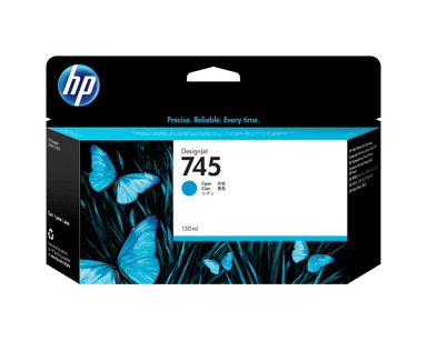 HP Bläck Cyan No.745 130ml - Z2600/Z5600 