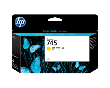 HP Blekk Gul No.745 130ml - Z2600/Z5600 