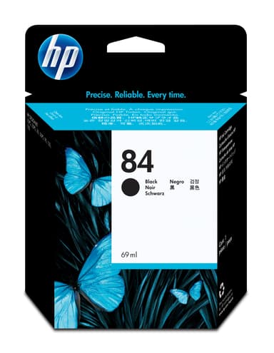 HP Blæk Sort No.84 - DNJ 10PS/20PS/50PS/130 