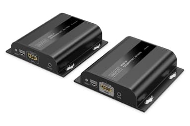 Digitus DS-55351 AV forlænger AV sender & modtager Sort 