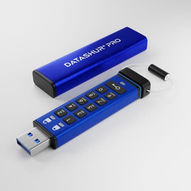Istorage datAshur Pro USB-sticka 128 GB USB Type-A 3.2 Gen 1 (3.1 Gen 1) Blå 128GB USB-A Blå