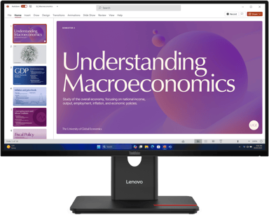 Lenovo ThinkVision T24D-40 23.8" 1920 × 1080, 1920 x 1080pixels IPS 16:9 120Hz