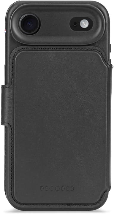 Decoded Leather Detachable Wallet iPhone Air Svart