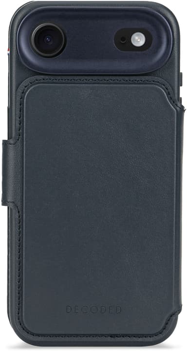 Decoded Leather Detachable Wallet iPhone Air Marinblå