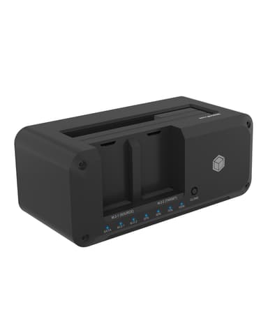 Icy Box IB-2924MSCL-C31 tallennusaseman telakointiasema USB 3.2 Gen 2 (3.1 Gen 2) Type-C musta 