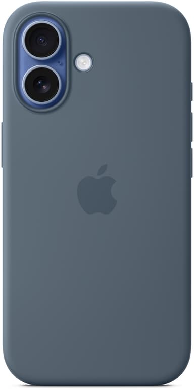 Apple Silicone Case With MagSafe iPhone 17 Blå