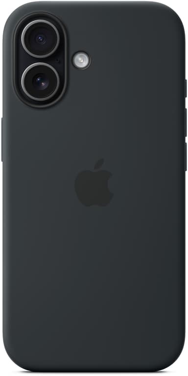 Apple Silicone Case iPhone 17 Musta