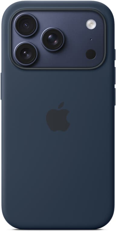 Apple Silicone Case With MagSafe iPhone 17 Pro Donkerblauw