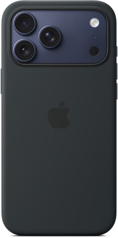 Apple Silicone Case With MagSafe iPhone 17 Pro Max Musta