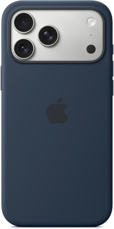 Apple Silicone Case With MagSafe iPhone 17 Pro Max Mørkeblå