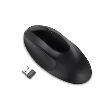 Kensington Pro Fit Ergo Wireless Mouse RF trådløs + Bluetooth Mus Sort