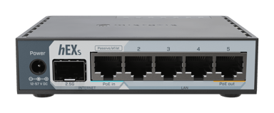 Mikrotik E60IUGS bedrade router Gigabit Ethernet Zwart 