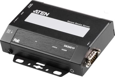 Aten 1-Poort RS-232 beveiligde apparaatserver met PoE