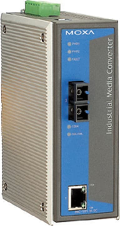 Moxa IMC-101-M-SC Industrial Fiber Media Converter 