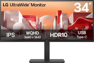 LG 34BA75QE-B 34" 3440 × 1440pixels IPS 21:9 60Hz