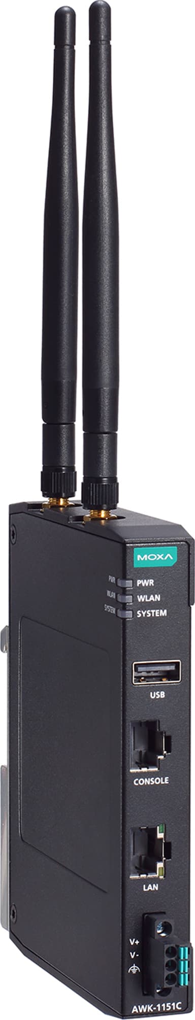 Moxa AWK-1151C-US WLAN-tukiasema 400 Mbit/s musta 