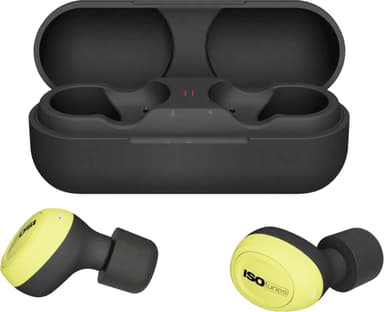 ISOtunes FREE 2.0 Stereo EN 352 Sort, Gul