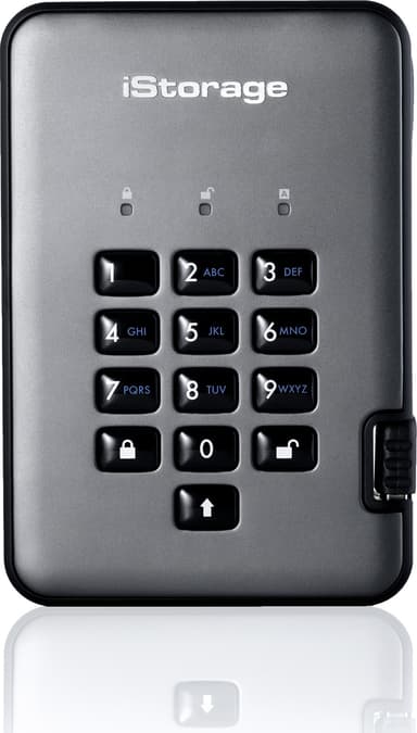 Istorage diskAshur Pro2 SSD FIPS 128GB USB-A Musta