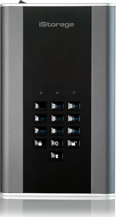 Istorage Diskashur DT2 256-BIT FIPS 16TB Musta