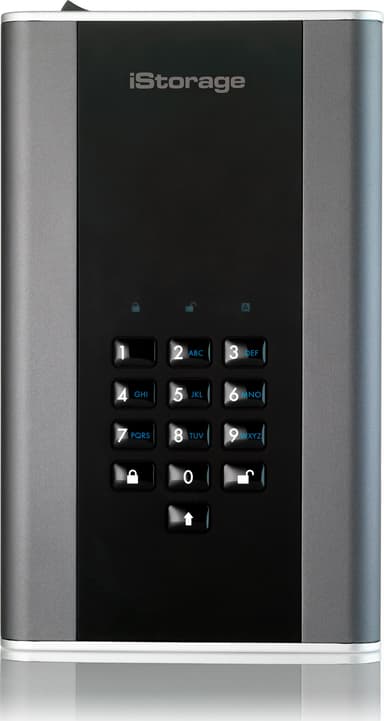 Istorage Diskashur DT2 256-BIT FIPS 24TB Svart