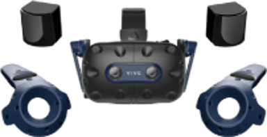 HTC Vive Pro 2 Skärm för montering på huvudet Svart, Blå 